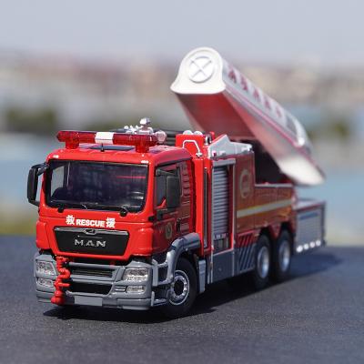 Factory customize High classic 1:50 fire rescue truck model