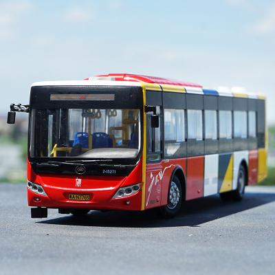 Colorful 1:42 Yutong ZK6128HG  ZK6125CHEVPG4 diecast scale bus model for gift, promotion