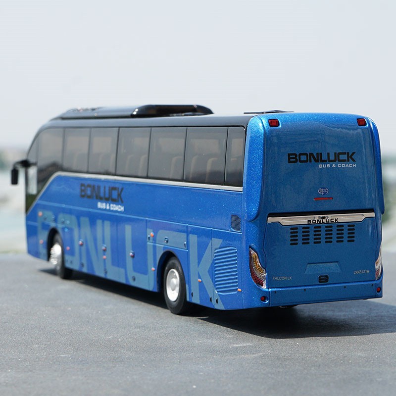 1:42 百路佳合金客车模型公路客车旅游巴士模型
