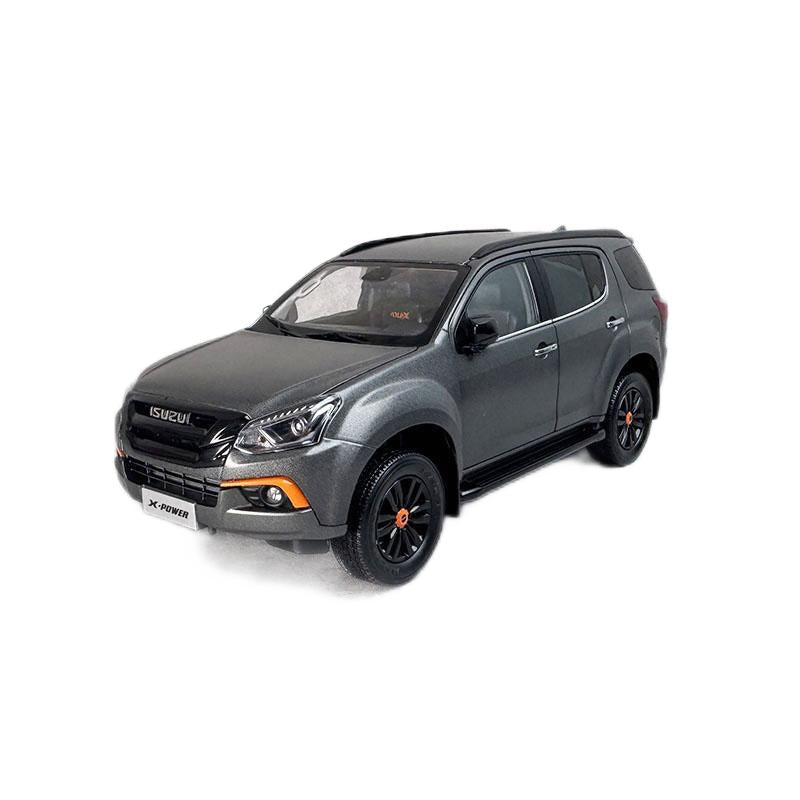 Collectible 1:18 ISUZU MU-X Off-Road SUV Diecast car Model with