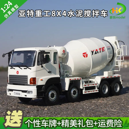 1:24 Yate 8X4 Cement Mixer Truck diecast model