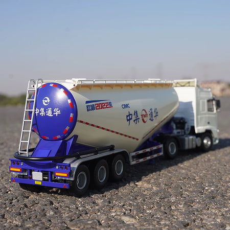 1:35 Volvo FH16 Powder Tanker Trailer Tractor diecast model