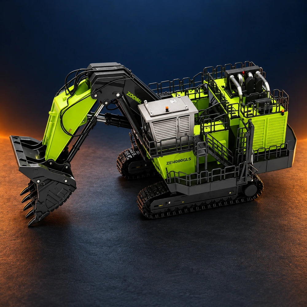 1:48 Zoomlion XE4000GLS Mining Large Excavator Alloy Model