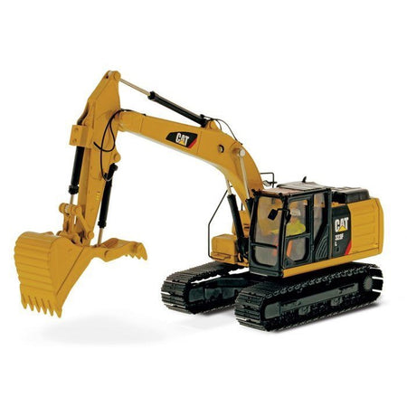 Dm85924 1/50 CAT 323F L Hydraulic Excavator With Thumb Diecast Toy Model Diecast Model Car Collectible By Megamodel