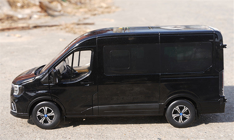1:18 Scale Ford Transit T8 Business Van Diecast MPV Car Model – Alloy MPV Replica with Full Opening Doors, Steering, Suspension & Interior Details