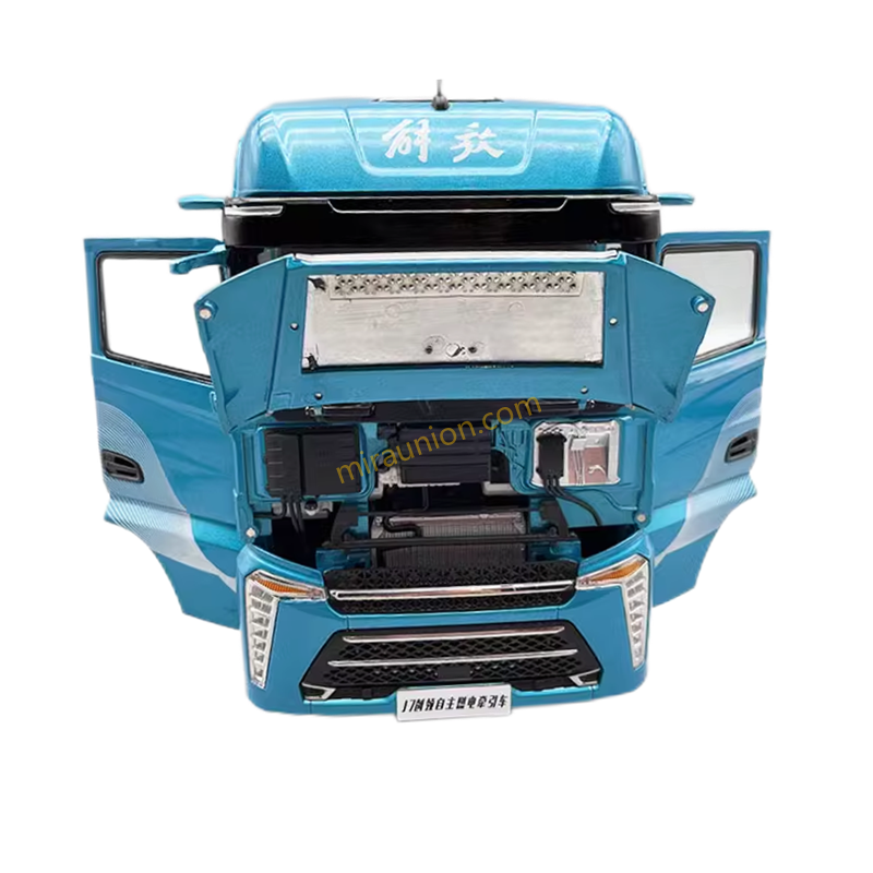 High quality collectiable 1:24 FAW Jiefang J7 Diecast trailor model, alloy semi-truck replicas