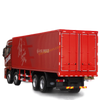 Original factory 1:24 FAW Jiefang JH6 diecast container truck model JH6 van truck alloy model for gift