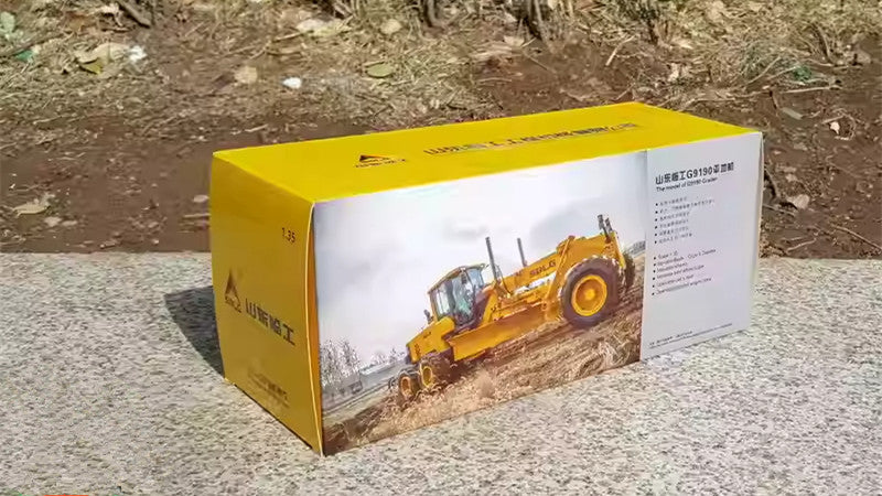 High quality 1:35 Lingong G9190 Grader Diecast Model – High Simulation Alloy Construction Vehicle