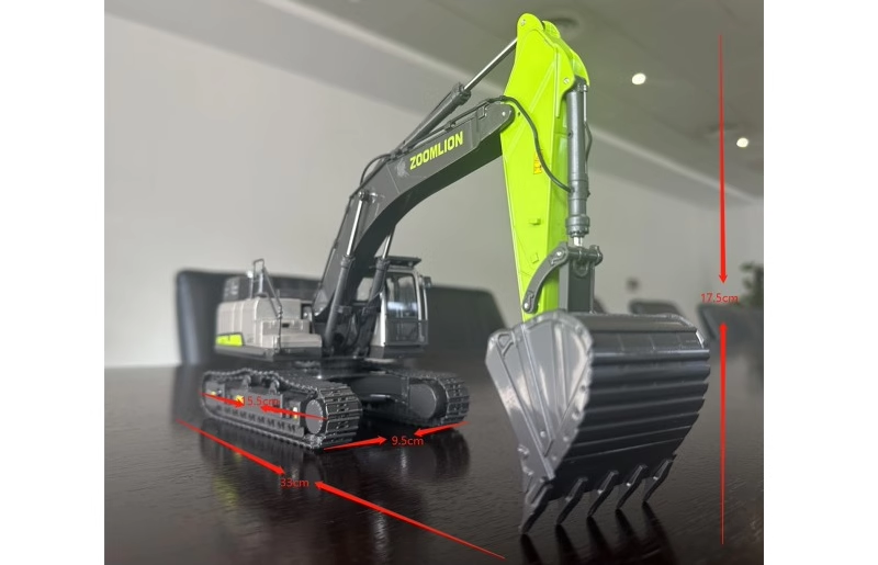 1:35 Scale ZOOMLION ZE550G Hydraulic Excavator Diecast Model for gift, collection