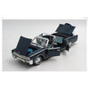 Road Signature 1 24 1961 Lincoln X-100 Kennedy Car Limousine Blue With Flags Diecast Model Car Collectible By Megamodel