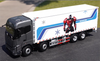 1:36 FOTON Auman Galaxy 8X4 Alloy Container Truck Model for Display/Decoration/Gift)