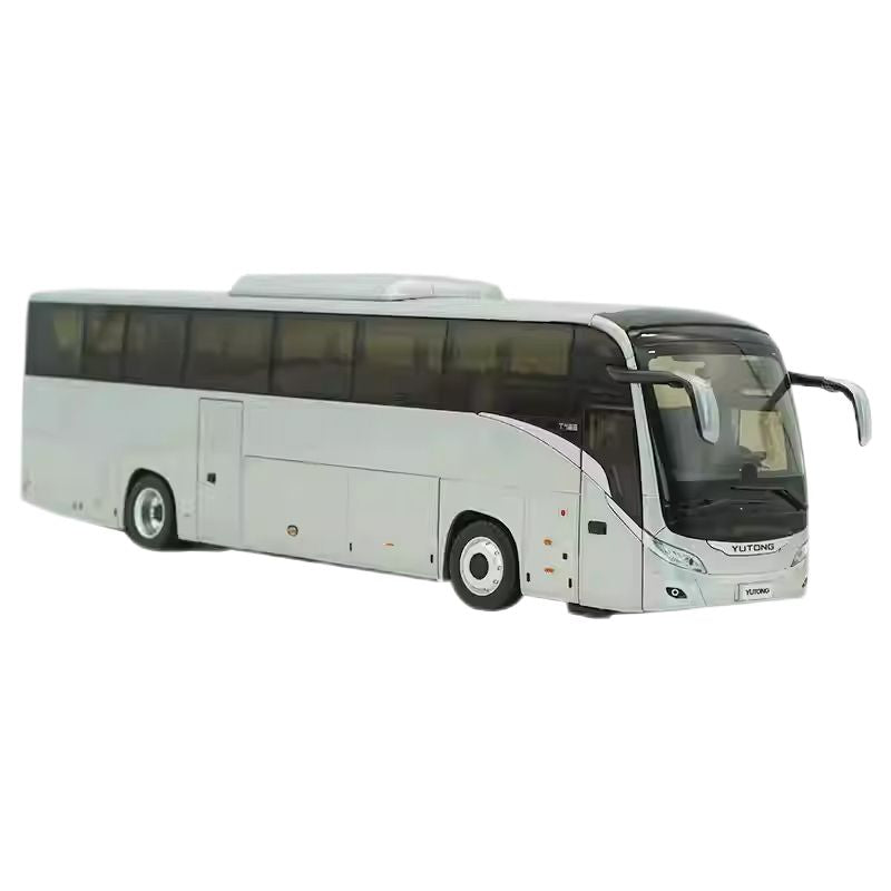 High quality 1:42 Yutong T12E Overseas Edition Alloy Tourist Bus Model for birthday gift, collection, display