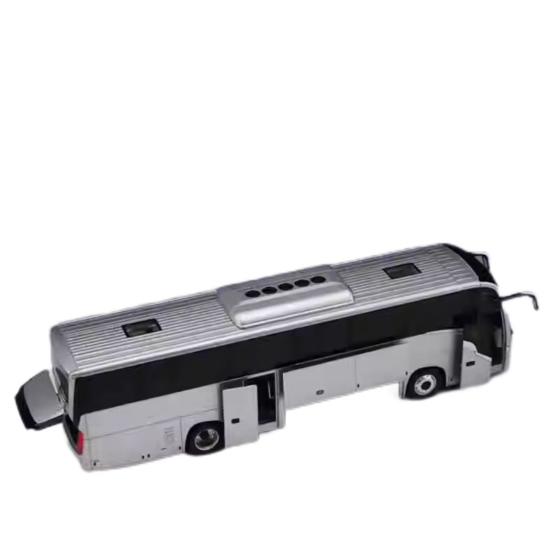 High quality 1:42 Yutong T12E Overseas Edition Alloy Tourist Bus Model for birthday gift, collection, display