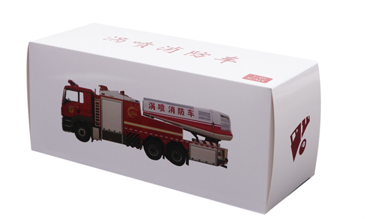 Original factory 1:50 MAN Turbojet alloy Fire truck simulation model diecast Chinese fire rescue model for gift