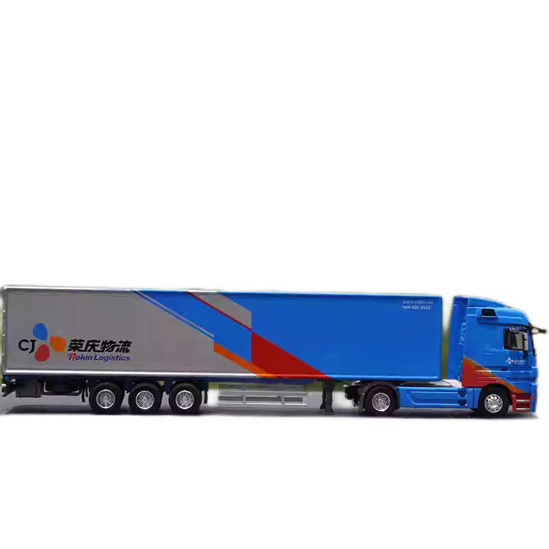 High-Fidelity 1:50 Scale Mercedes-Benz Alloy Container Truck Model for collection, gift, display