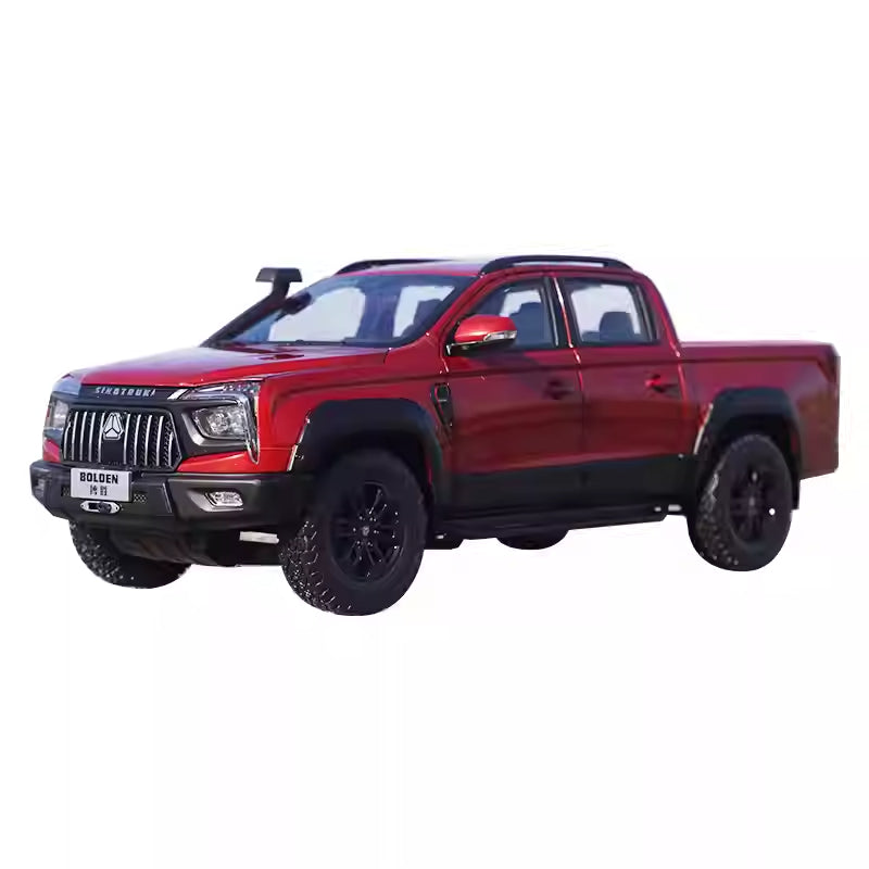 High simulation 1:18 Scale Original CNHTC Boloen S9 4X4 SUV off road Pickup Truck Model for Collectors Gifts Souvenir Decoration