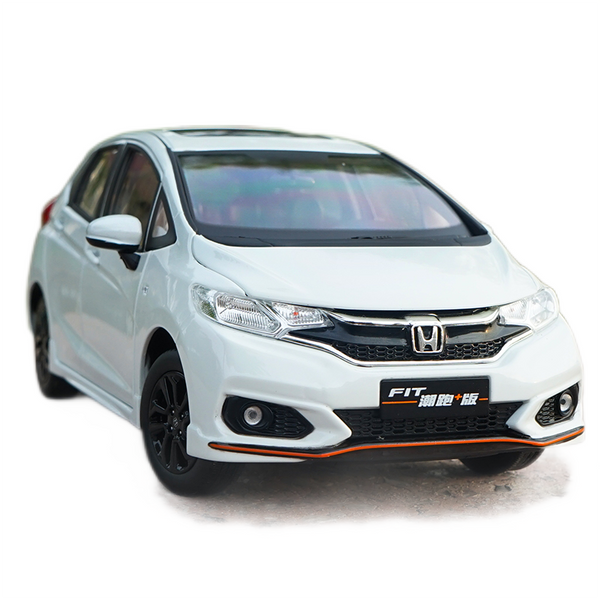 Original factory authentic 1:18 Honda FIT 2018 sport Jazz blue