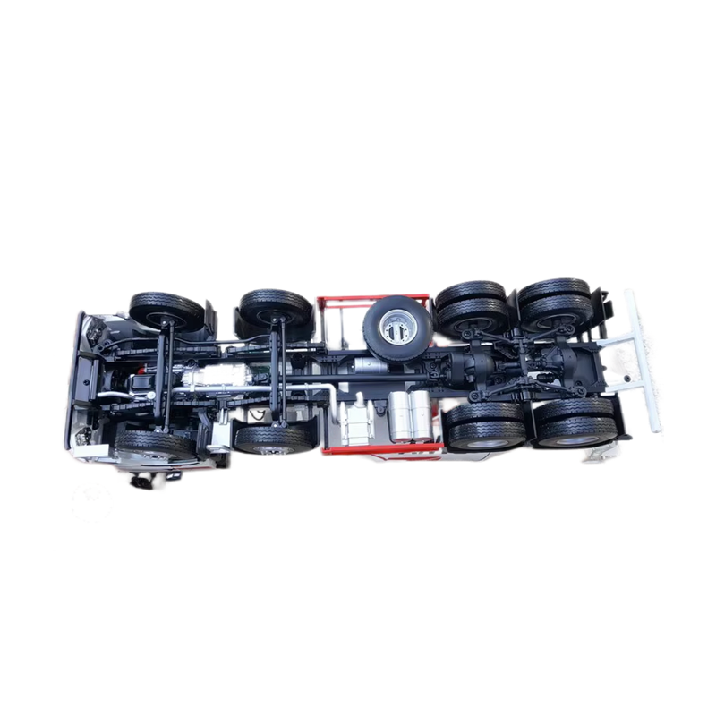 Original factory 1:24 SANY 8*4 alloy concrete mixer truck model diecast Cement tank mixing truck model for gift