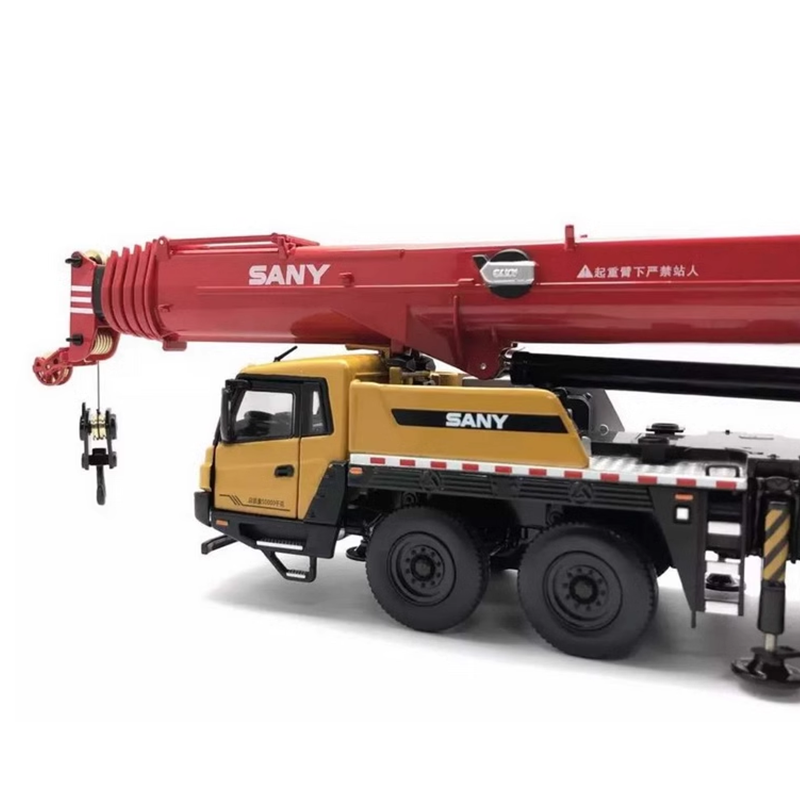 Original authentic 1:36 Large Diecast Sany STC800T6 80ton Truck Crane model, Large sany 80ton truck crane model for gift