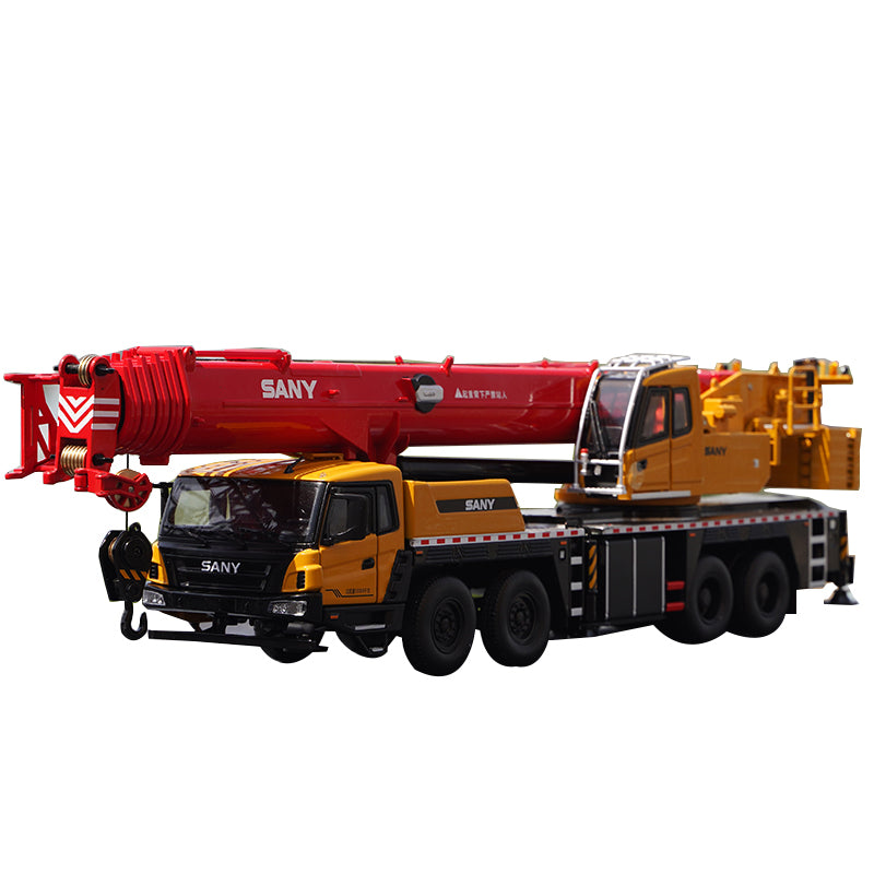 Original authentic 1:36 Large Diecast Sany STC800T6 80ton Truck Crane model, Large sany 80ton truck crane model for gift