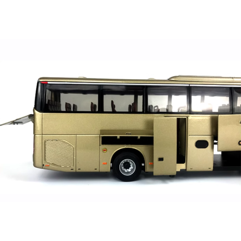 Diecast 1:42 Xiamen Golden Dragon XML6129 Navigator bus model with small gift