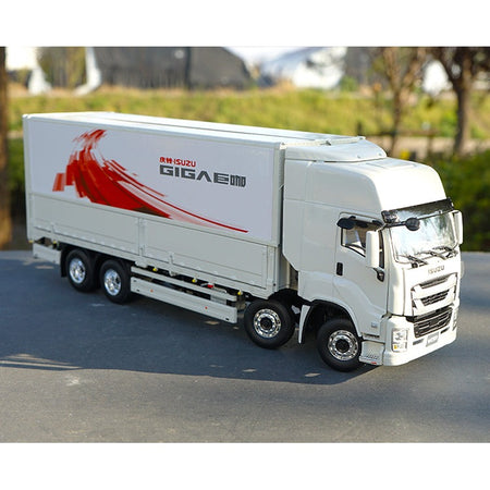Original Factory 1:32 Isuzu Giga 4X2 Van Express Container Truck Vehicles Models For Collection, Gift Diecast Model Car Co…