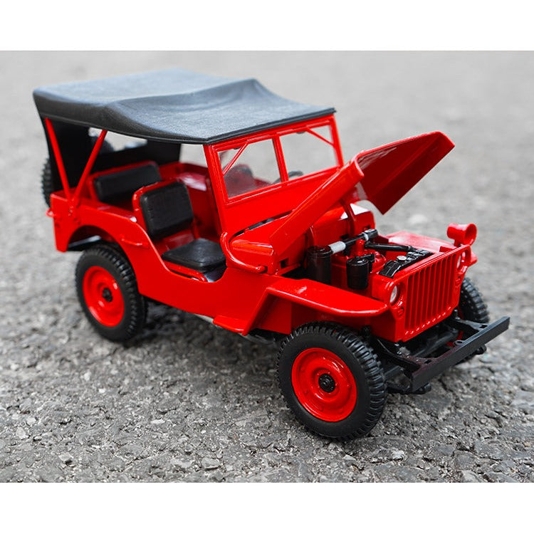 Original Factory High Quality Norev 1:18 Jeep Willis 1924 Zinc Alloy Metal Diecast Car Model For Gift, Collection Diecast…