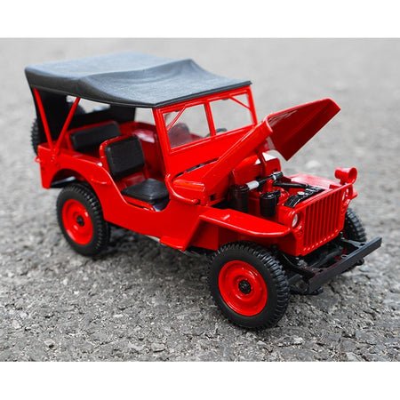 Original Factory High Quality Norev 1:18 Jeep Willis 1924 Zinc Alloy Metal Diecast Car Model For Gift, Collection Diecast…