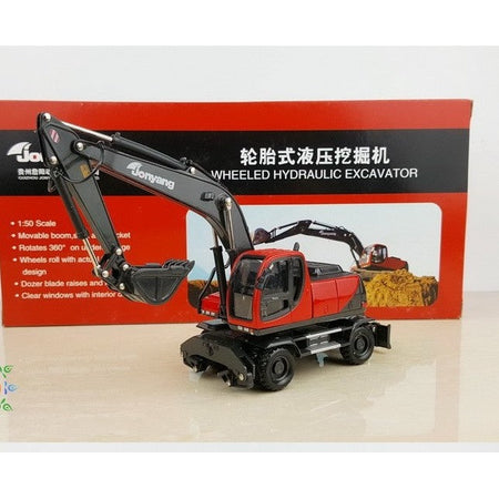 Original Factory Authentic 1:50 Jonyang Wheeled Hydraulic Excavator Construction Machinery Model For Gift, Collection Diec…