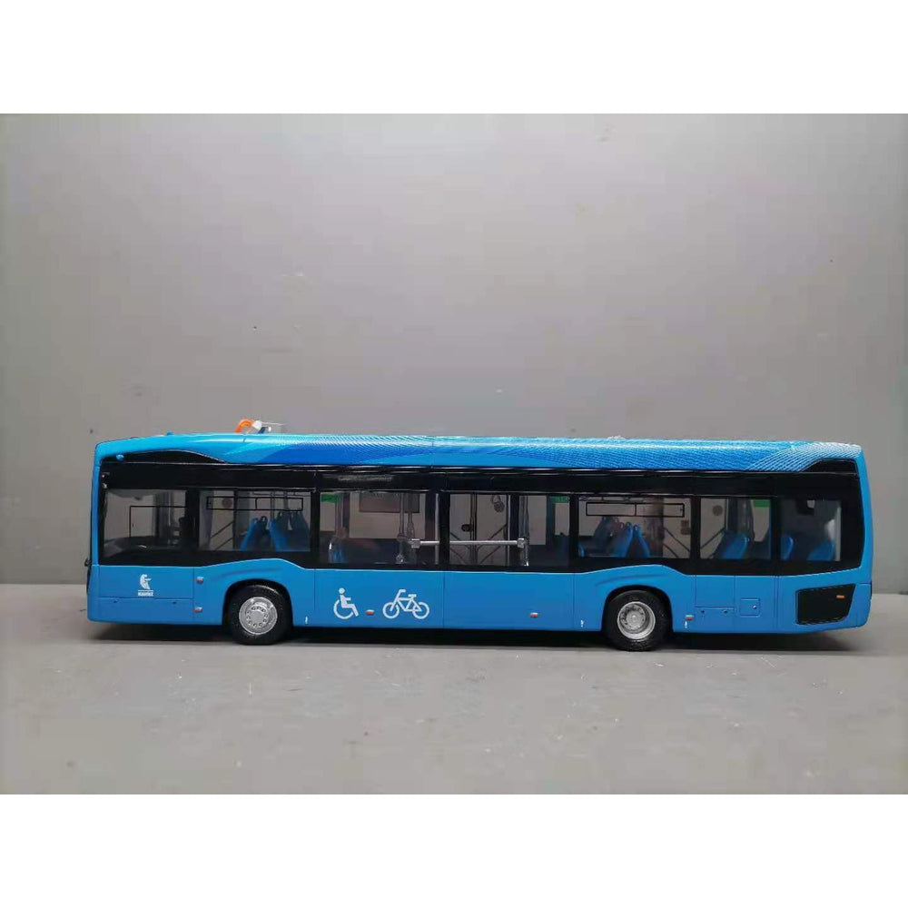 Original Factory 1:43 Russian Kamaaz Diecast Pure Electric BUS Alloy Simulation BUS Model For Sale Diecast Model Car Colle…