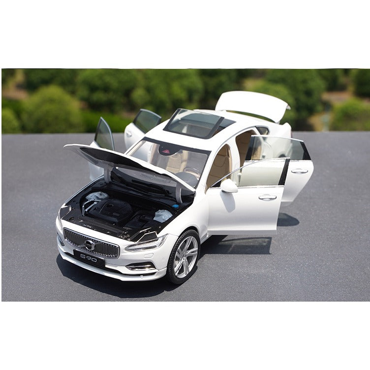 Original Factory 1:18 Volvo S90 Diecast Luxury Car Model For Gift, Toys Diecast Model Car Collectible By Megamodel