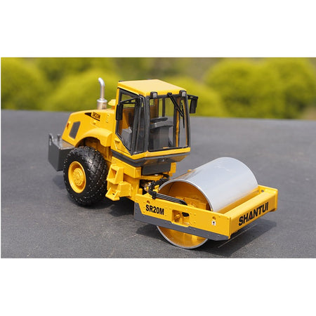 Original Factory 1:35 Shantui Sr20M Single Steel Roller Loader Alloy Engineering Machine Model For Gift Diecast Model Car…