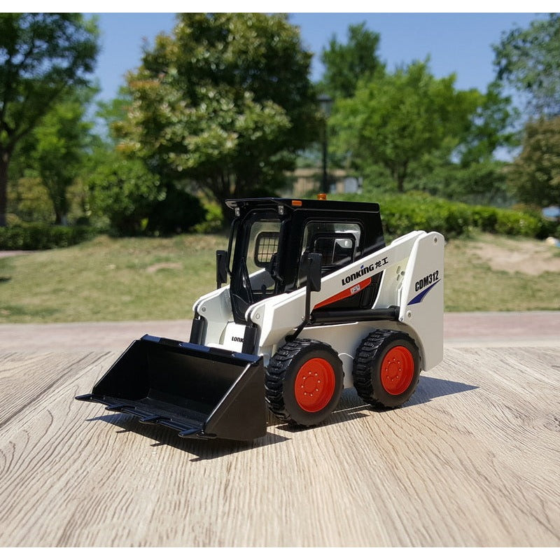 Original Factory Lonking Cdm312 1:20 Diecast Slip Loader Model Alloy Construction Machinery Model Diecast Model Car Collec…