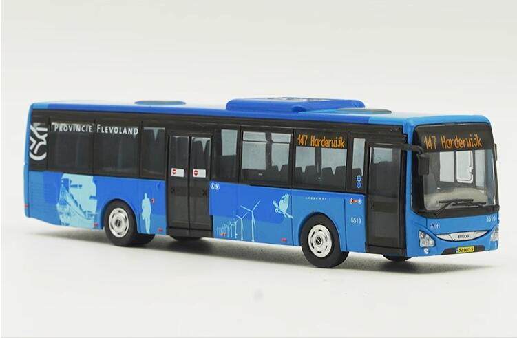 Original factory best sale 1:87 NOREV IVECO CROSSWAY URBANWAY BUS model for gift, toys