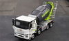 Original factory new release 1:38 Zoomlion Jiefang JH6 Pro concrete cement mixer alloy engineering truck model for sale