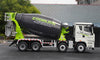 Original factory new release 1:38 Zoomlion Jiefang JH6 Pro concrete cement mixer alloy engineering truck model for sale