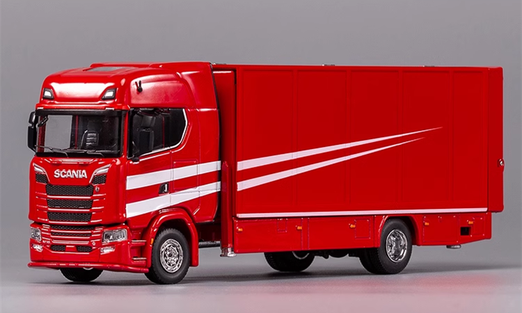 GCD 1:64 Scania S730 Superme Alloy Wing-Opening Diecast Transport Truck Model – Premium Diecast Display Collectible