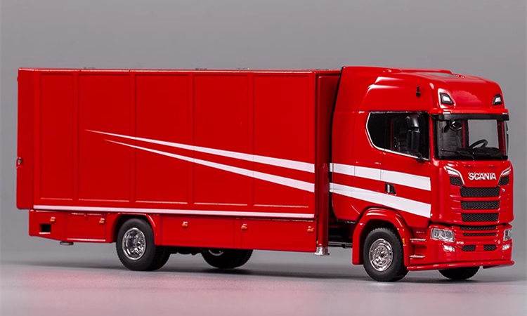GCD 1:64 Scania S730 Superme Alloy Wing-Opening Diecast Transport Truck Model – Premium Diecast Display Collectible