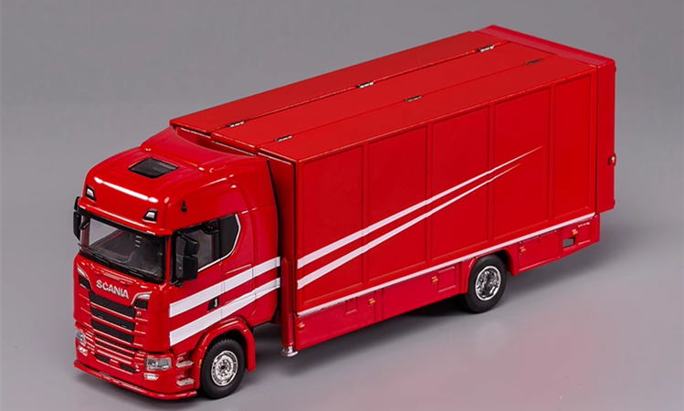 GCD 1:64 Scania S730 Superme Alloy Wing-Opening Diecast Transport Truck Model – Premium Diecast Display Collectible