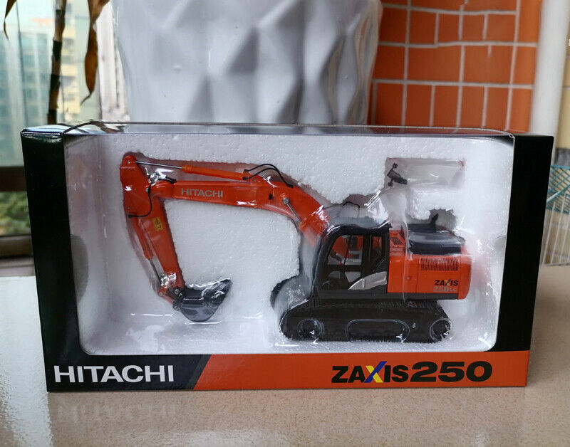 Original factory high quality 1:50 Hitachi ZX250 diecast hydraulic excavator model for gift, collection