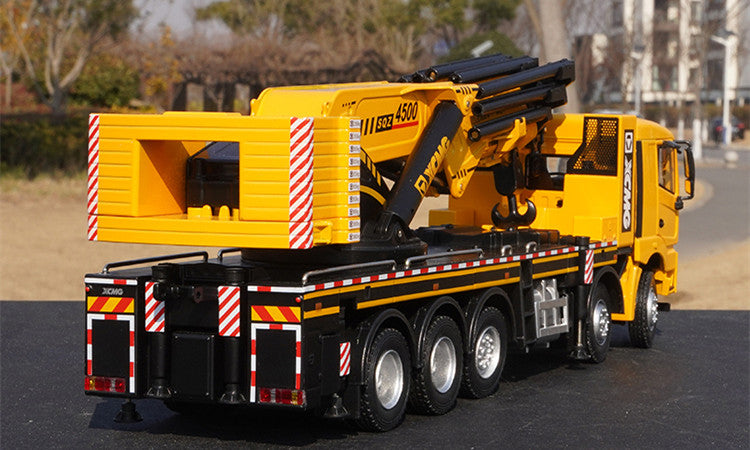 1:35 XCMG SQZ4500 Diecast Heavy-Duty Folding Arm Truck Crane Model for Collectible Gift