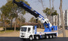 1:35 XCMG SQZ4500 Diecast Heavy-Duty Folding Arm Truck Crane Model for Collectible Gift