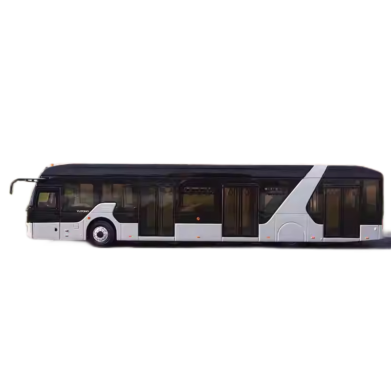 Original factory 1:42 Yutong AB14E Airport Shuttle Bus model for gift