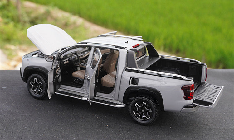 Relistic high detailed 1:18 Scale Changan Hunter 2024 Pickup Truck miniature for collectors