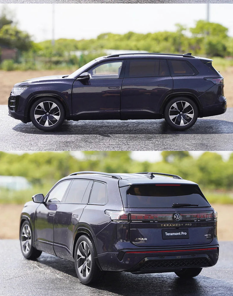 1:18 VW Teramont Pro SUV Alloy Car Model Diecast Metal Off-road Vehicle Car Model Simulation Collection Kids Toy Gift Decoration