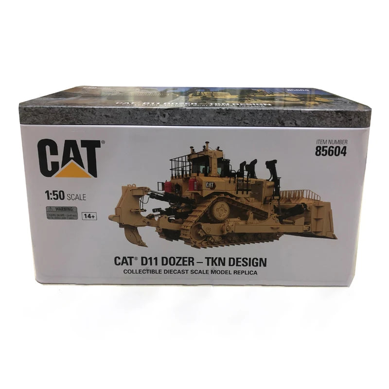DM High Quality 1:50 Scale CAT D11T DOZER-TKN DESIGN Die Cast Bulldozer Engineering Vehicle Model 85604 Souvenir