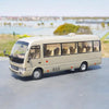 Original Factory 1:24 Golden Dragon Diecast Minibus Model, Alloy Mid-size Collectible Coach Miniature for Gift, Promotion