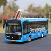 Original Factory 1:43 KAMAZ Electric Bus Model – Russian Diecast Alloy Bus Miniature with Light Functions
