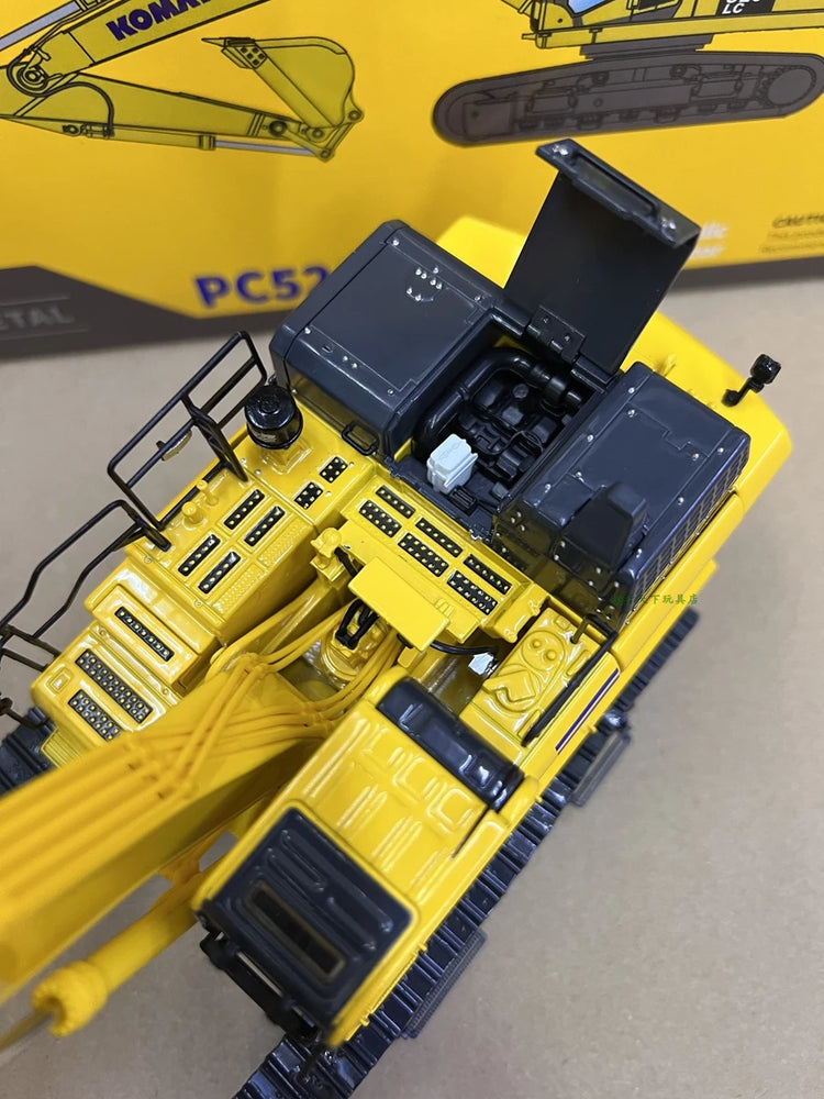 Original Authentic 1:43 Komatsu PC520LC-11M0 Excavator Model | Rotating Construction Machine Replica for Display, Gift