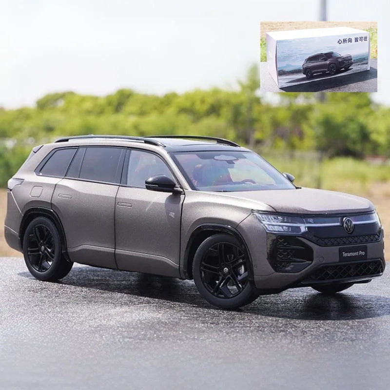 1:18 VW Teramont Pro SUV Alloy Car Model Diecast Metal Off-road Vehicle Car Model Simulation Collection Kids Toy Gift Decoration